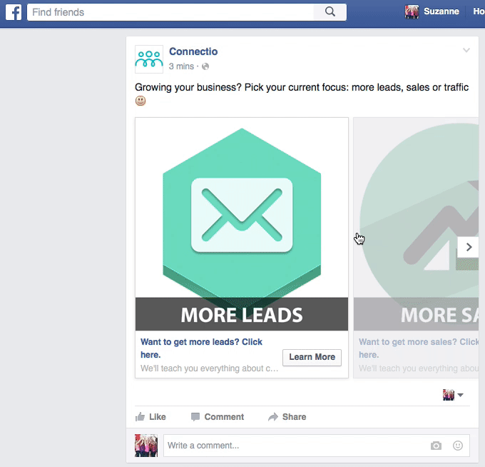 Use Carousel Lead Ads in Facebook