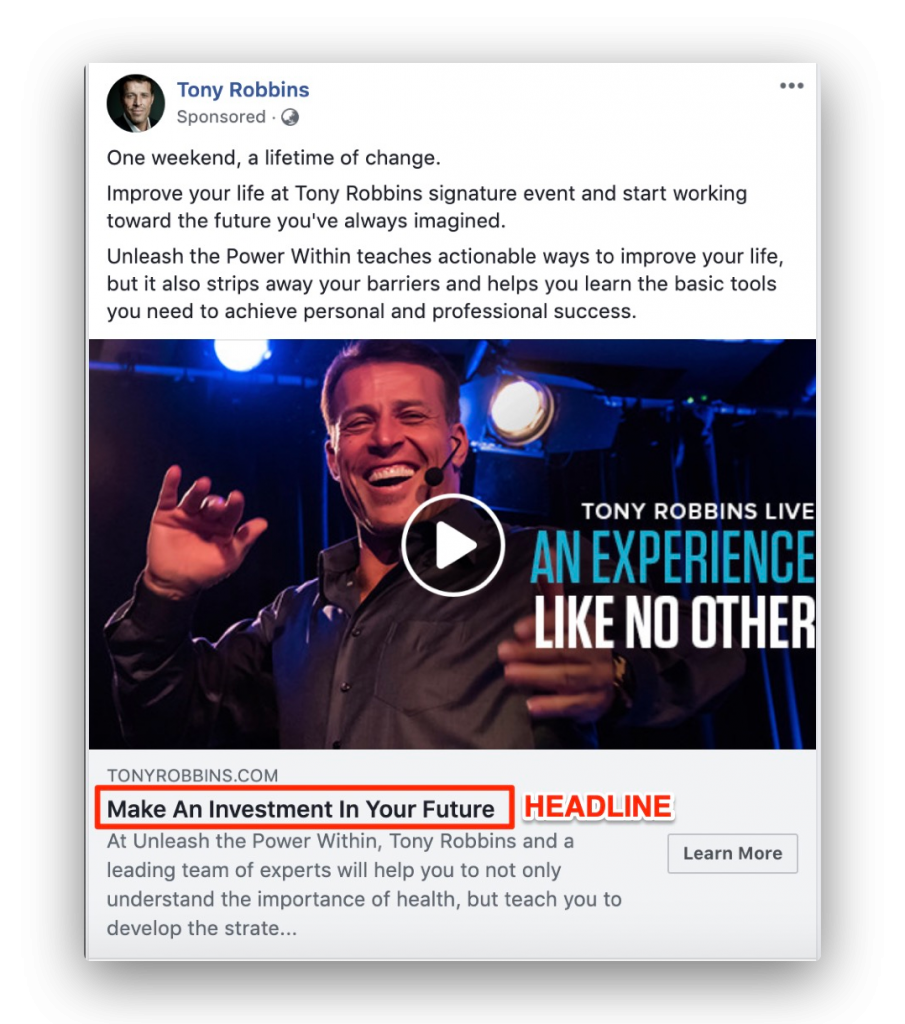 How to Write Facebook Ad Headlines That Drive More Clicks - Connectio